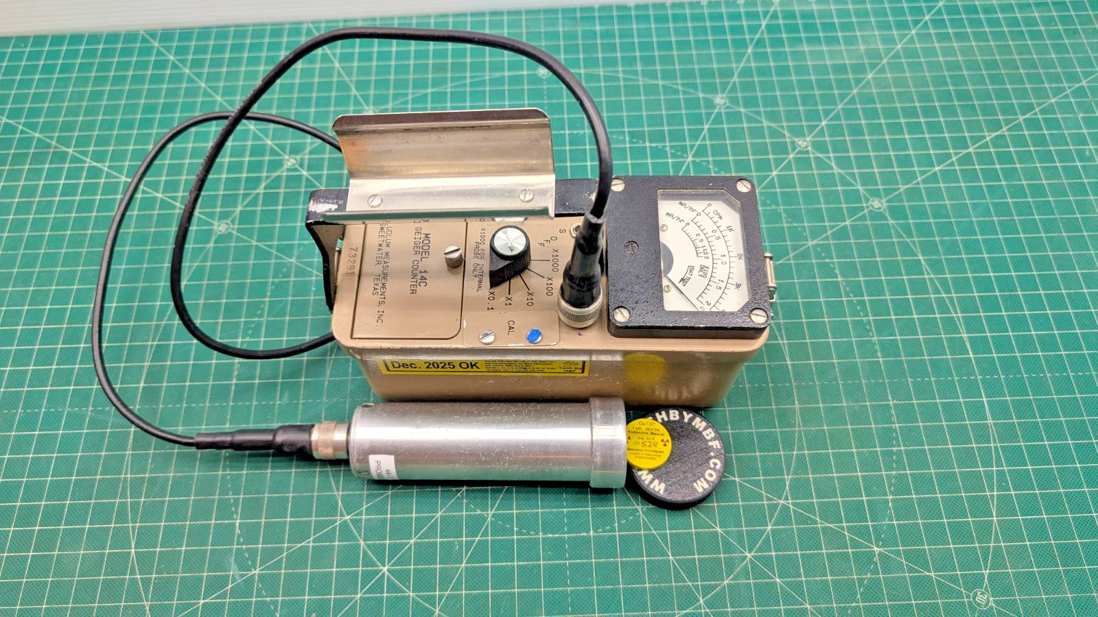 NIST 2025 Calibrated! Ludlum Model 14C + 44-7 Probe Guaranteed for 1 year!