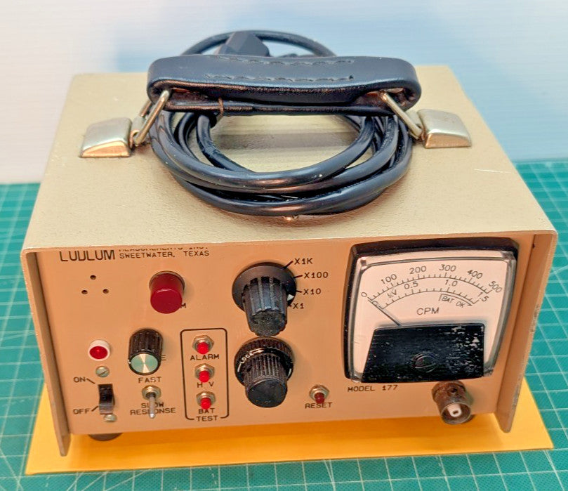 1x Ludlum Model 177 Bench Top Counter, Tested, NIST traceable, 1 Year Guaranteed