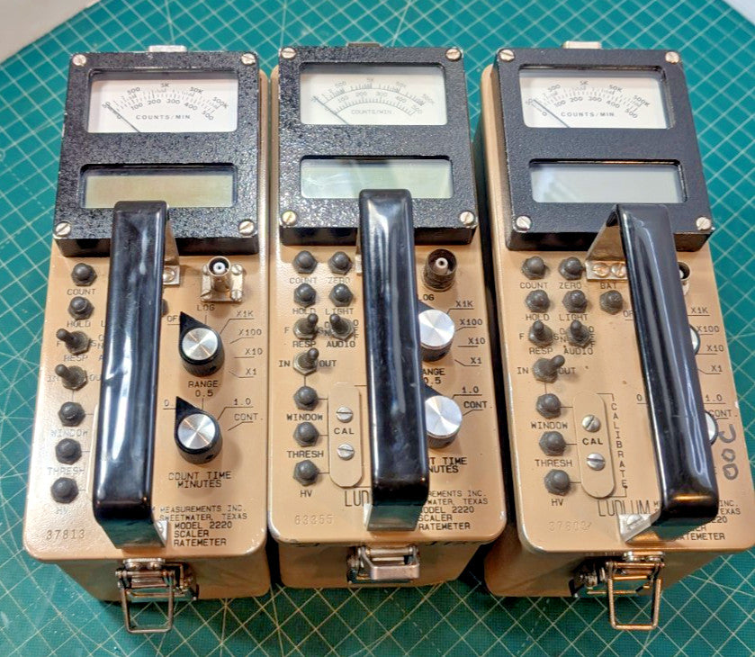 1 Yr. Guaranteed Tested and Adjusted Ludlum Model 2220 Scaler Ratemeter!