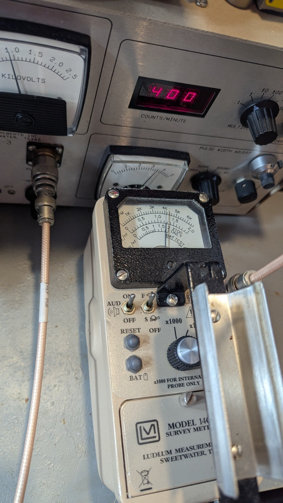 4th Gen. 1x Ludlum Model 14C Survey Meter, Verified, and GUARANTEED for 1 yr
