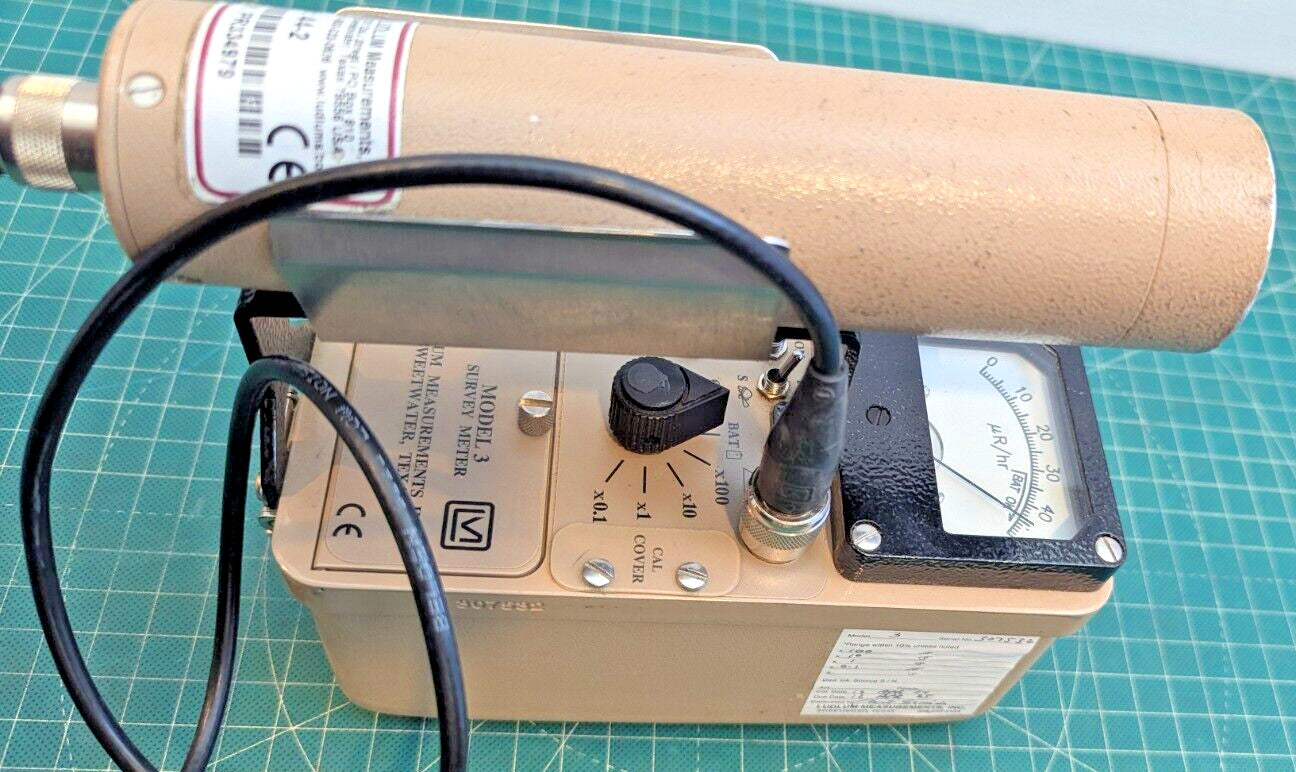 NORM Meter Ludlum Model 3 + 44-2 Case 2026 CALIBRATION! 1yr guarantee