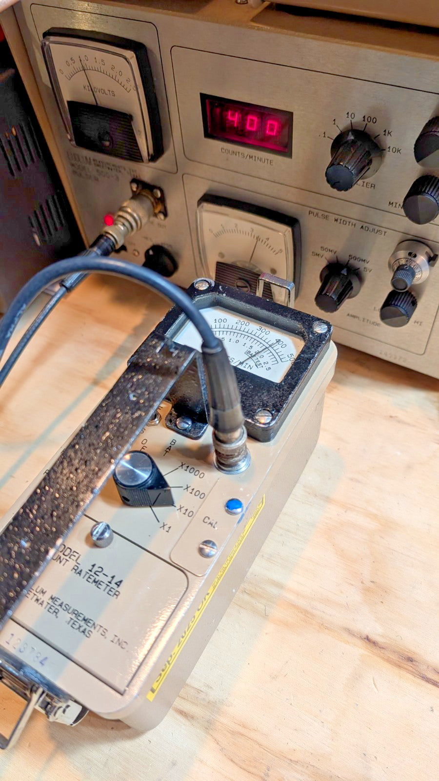 1x Ludlum Model 12 RateMeter, CALIBRATED, and GUARANTEED for 1 yr