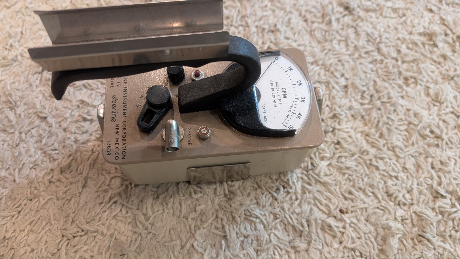 Eberline E-120 GM Survey Meter Tested and Working Guaranteed