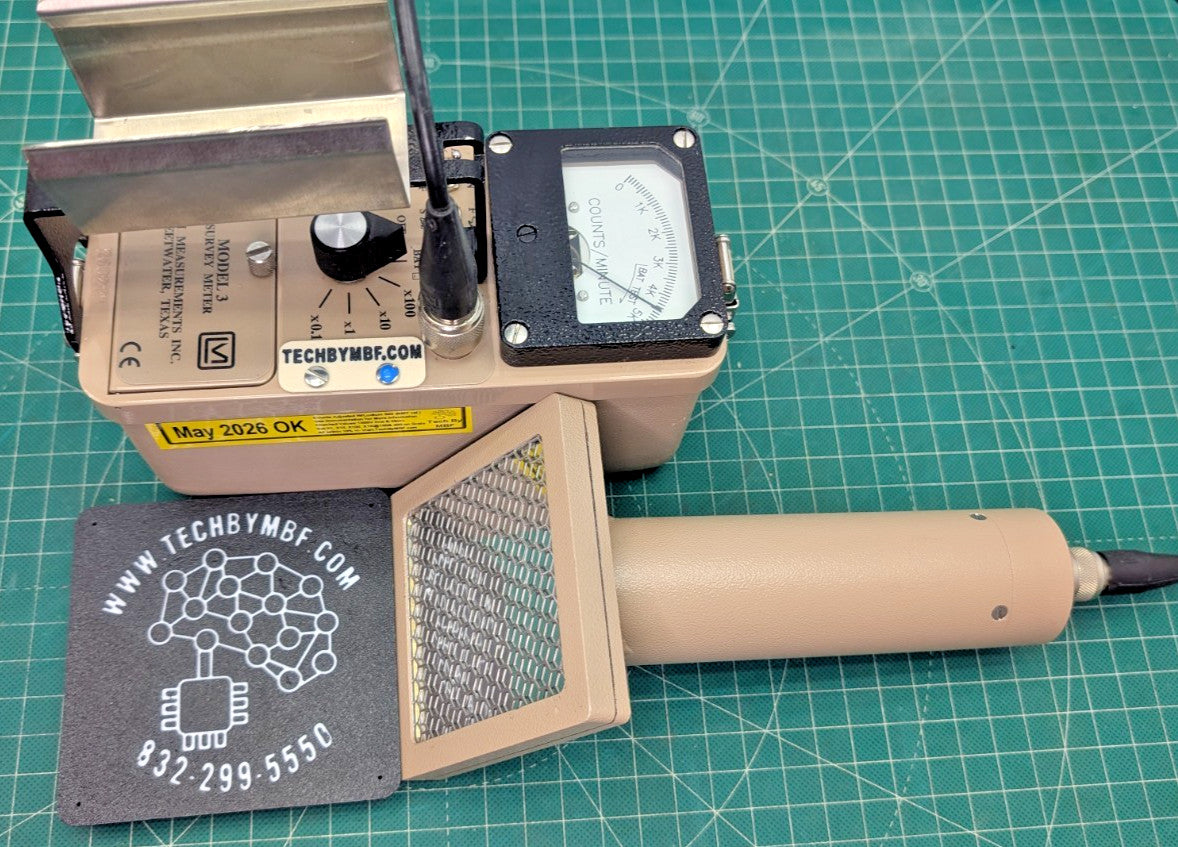 Alpha Meter Ludlum Model 3 + 43-65  2026 CALIBRATION!