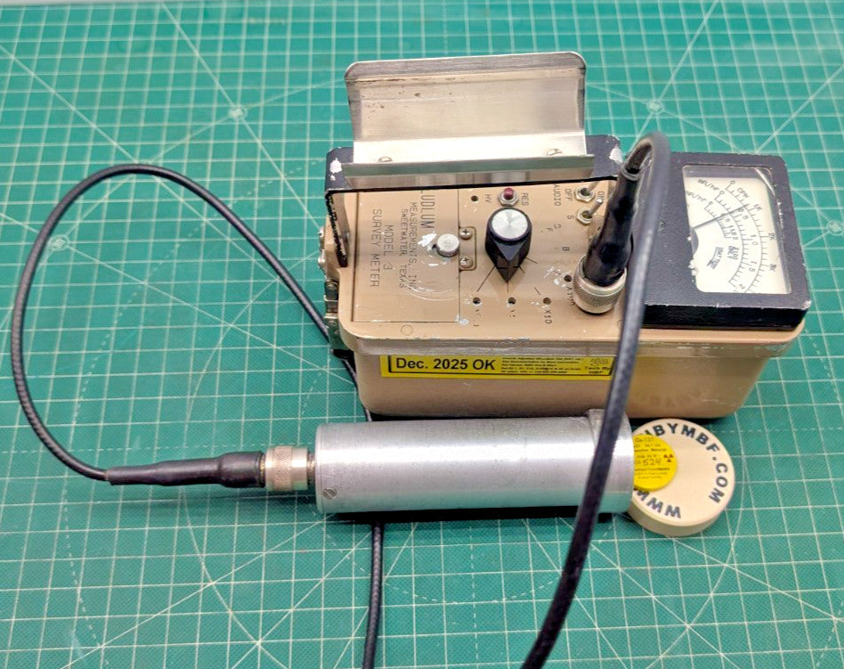 NIST 2025 Calibrated! Ludlum Model 3 + 44-7 Probe Guaranteed for 1 year!