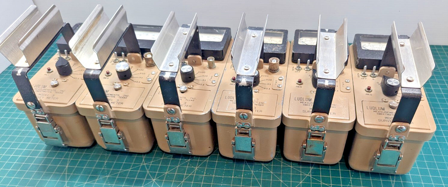 2nd Gen. 1x Ludlum Model 3 Survey Meter, Verified, and GUARANTEED for 1 yr