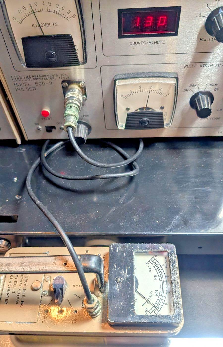 1x Ludlum Model 2 Scintillator BNC & Ready, CALIBRATED, and GUARANTEED for 1 yr