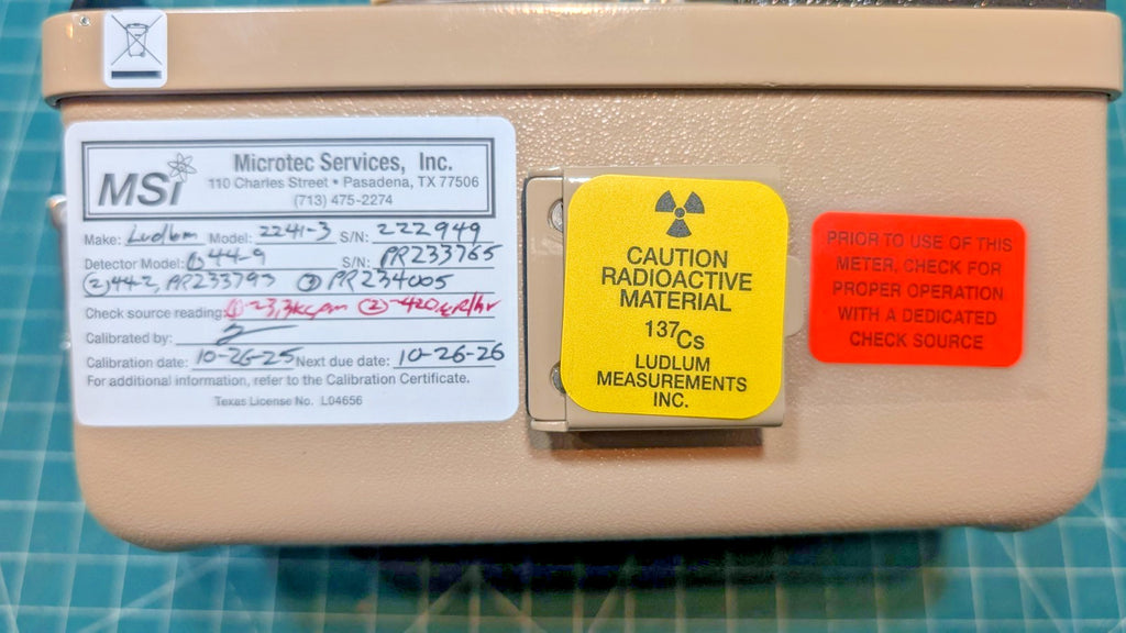 Ludlum Model 2241-3, 44-2, 44-9, 133-7 + Case Guaranteed & NIST 2026 Calibrated!