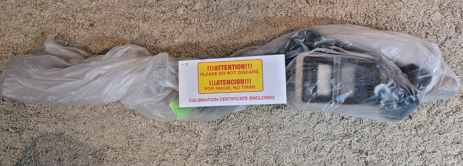 Ludlum FACTORY Calibrated M-78 Stretch Scope Survey Meter Background to 1kR/hr
