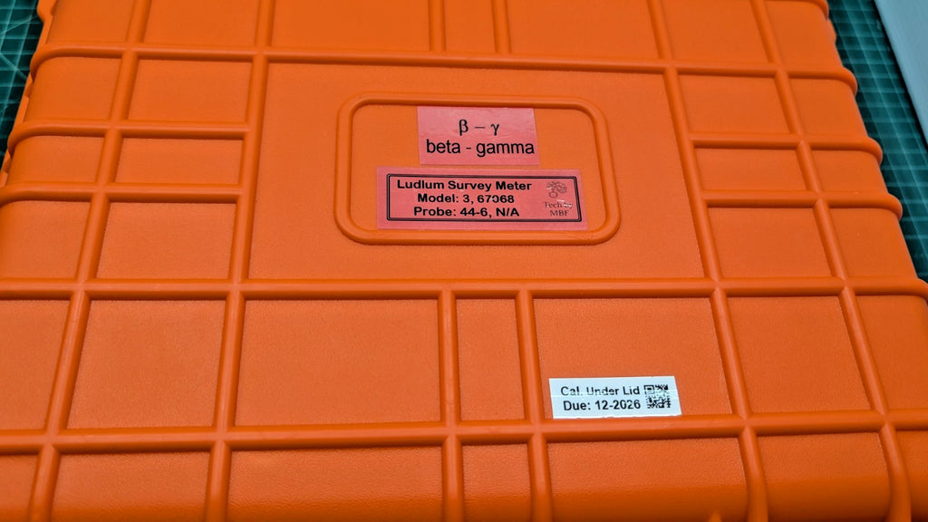 1x 2025 Calibrated Ludlum Model 3 with 44-6 and hard side case 1yr Guarantee!