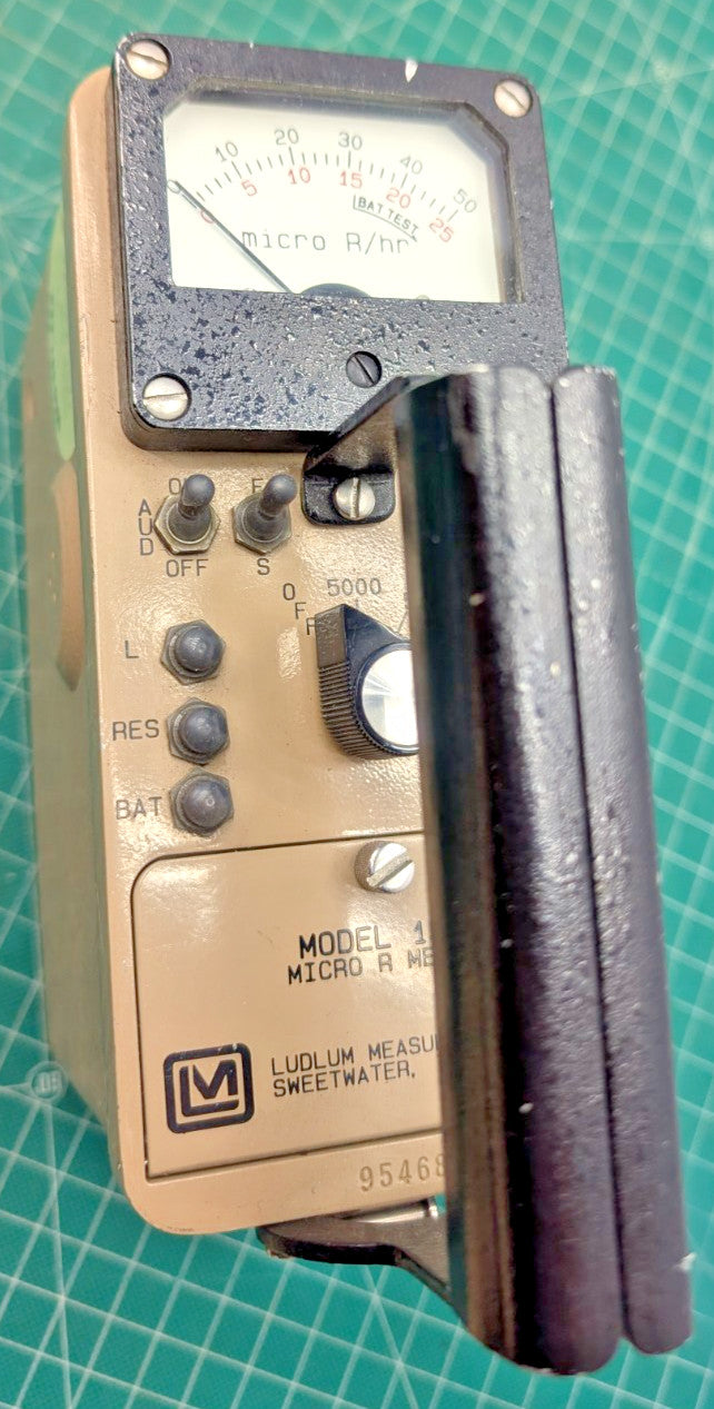 1x Guaranteed & 2026 Calibrated Ludlum Model 19 NaI Micro R Meter With Hard Case