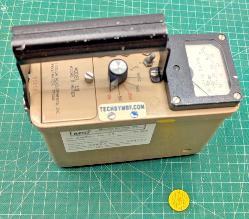 1x Guaranteed & 2026 Calibrated Ludlum Model 19 NaI Micro R Meter With Hard Case