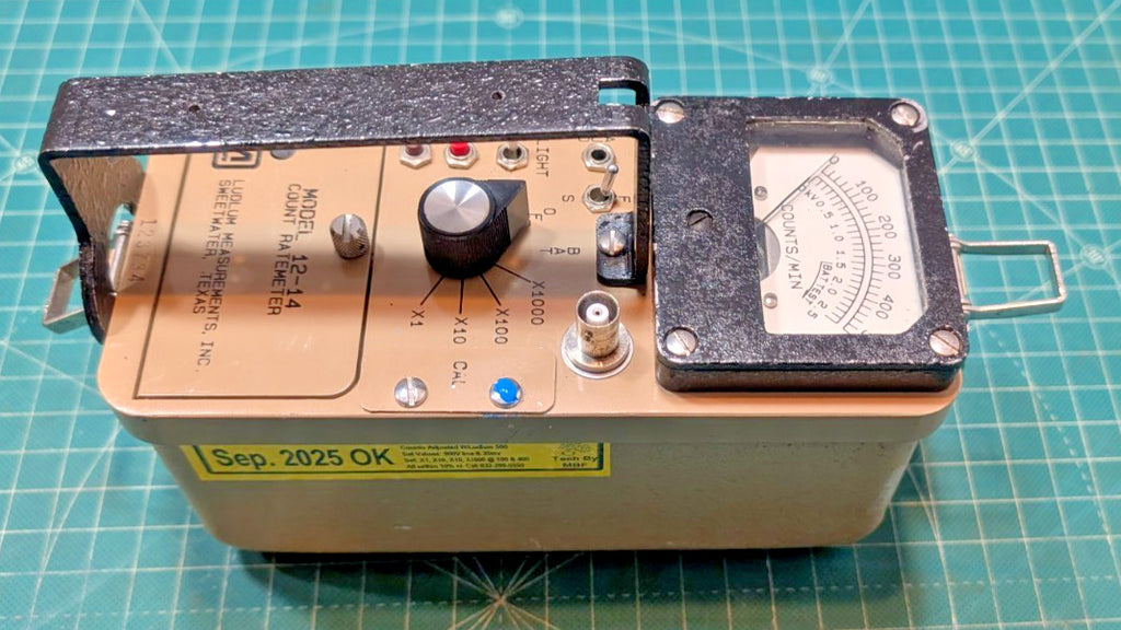 1x Ludlum Model 12 RateMeter, CALIBRATED, and GUARANTEED for 1 yr