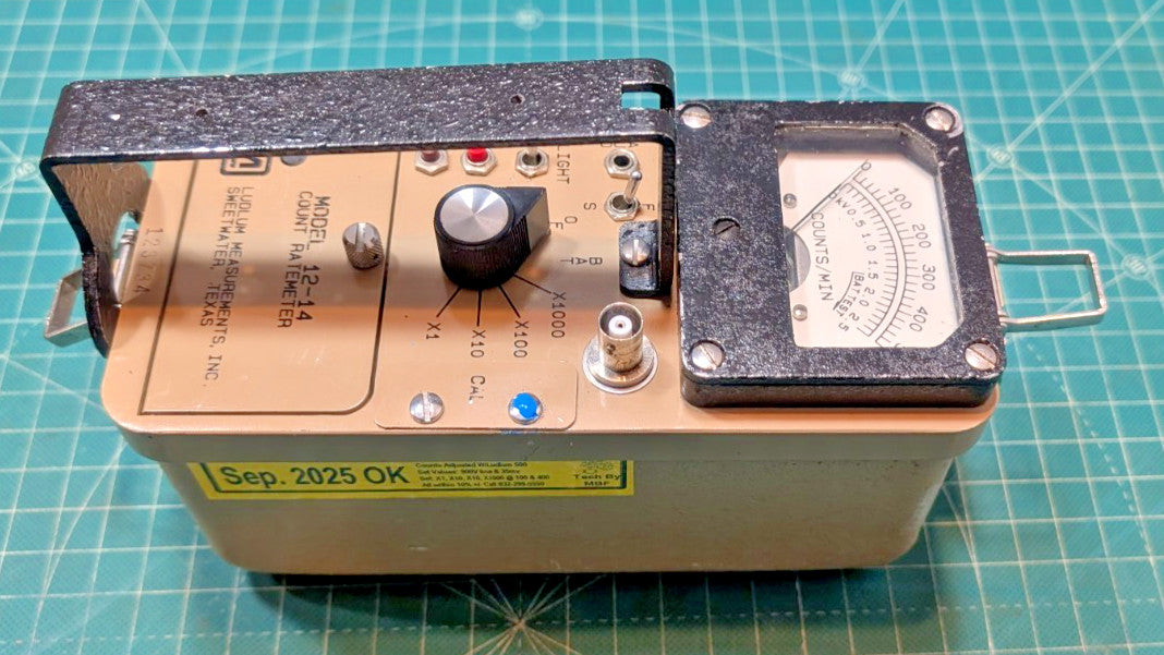 1x Ludlum Model 12 RateMeter, CALIBRATED, and GUARANTEED for 1 yr