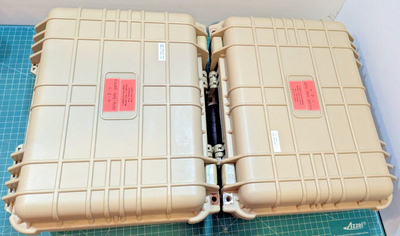 NORM Ludlum Model 2241-2 Digital Survey Meter 2x Probes + Case 2026 CALIBRATION!