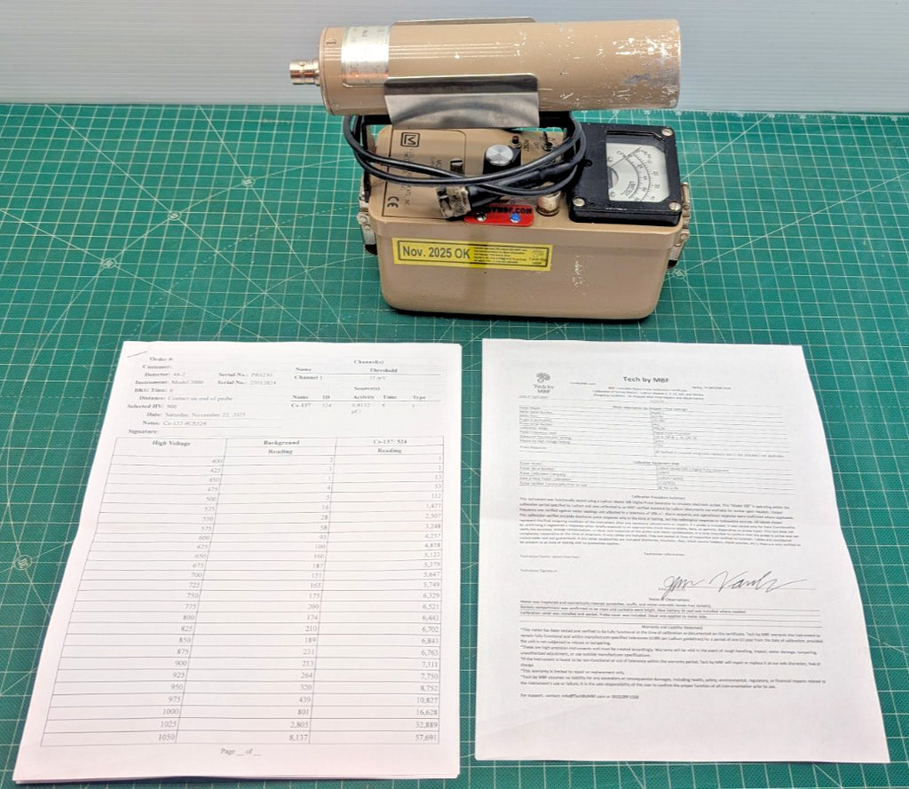 NORM Meter Ludlum Model 3 + 44-2 2026 CALIBRATION!