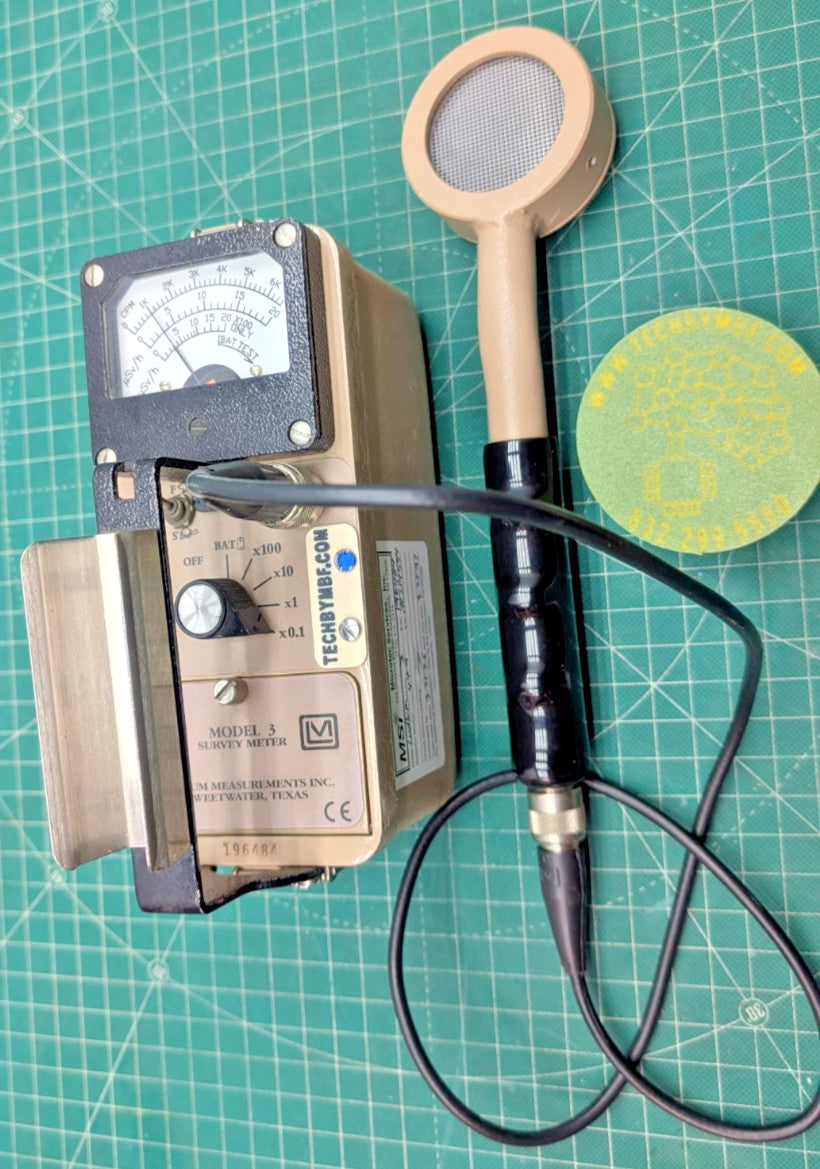 µSv Scale!! Guaranteed & 2026 Calibrated! Ludlum Model 3 + 44-9 Probe +Case
