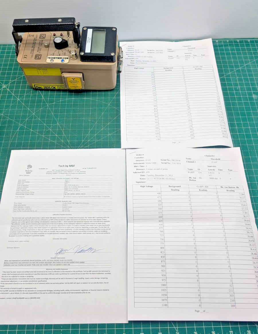Ultimate Radiation Detection Kit! Ludlum Model 2241-3 with 4x Probes and Case
