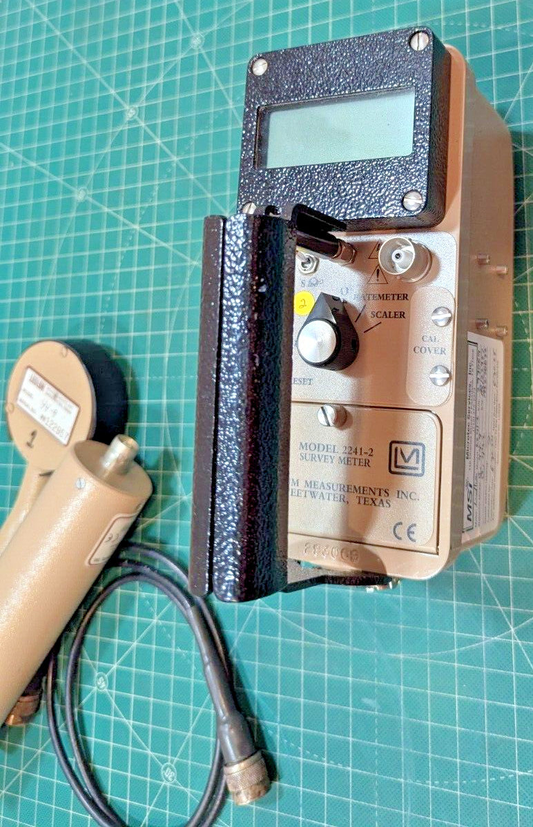NORM Ludlum Model 2241-2 Digital Survey Meter 2x Probes + Case 2026 CALIBRATION!