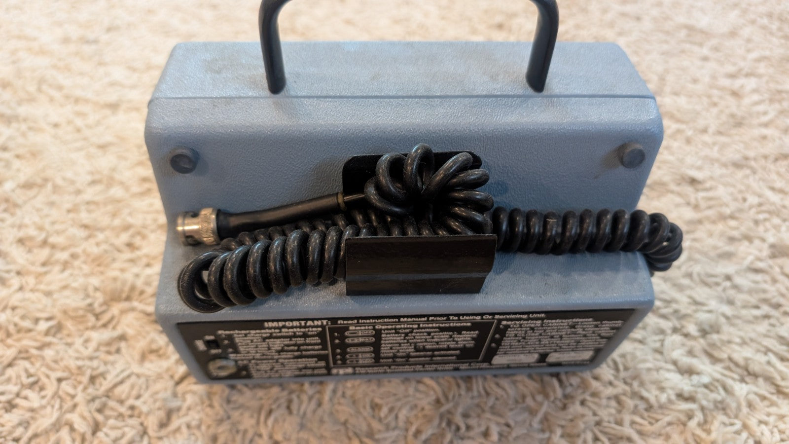 Rpi Gm-2 Survey Meter For End Window Probe Or Other Geiger Counter Meter