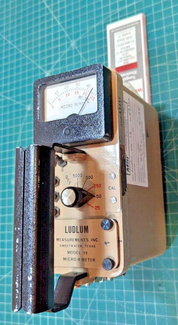 Ludlum Model 19 NaI Micro R Survey Meter 2026 Lab Calibrated 1 Yr Guarantee