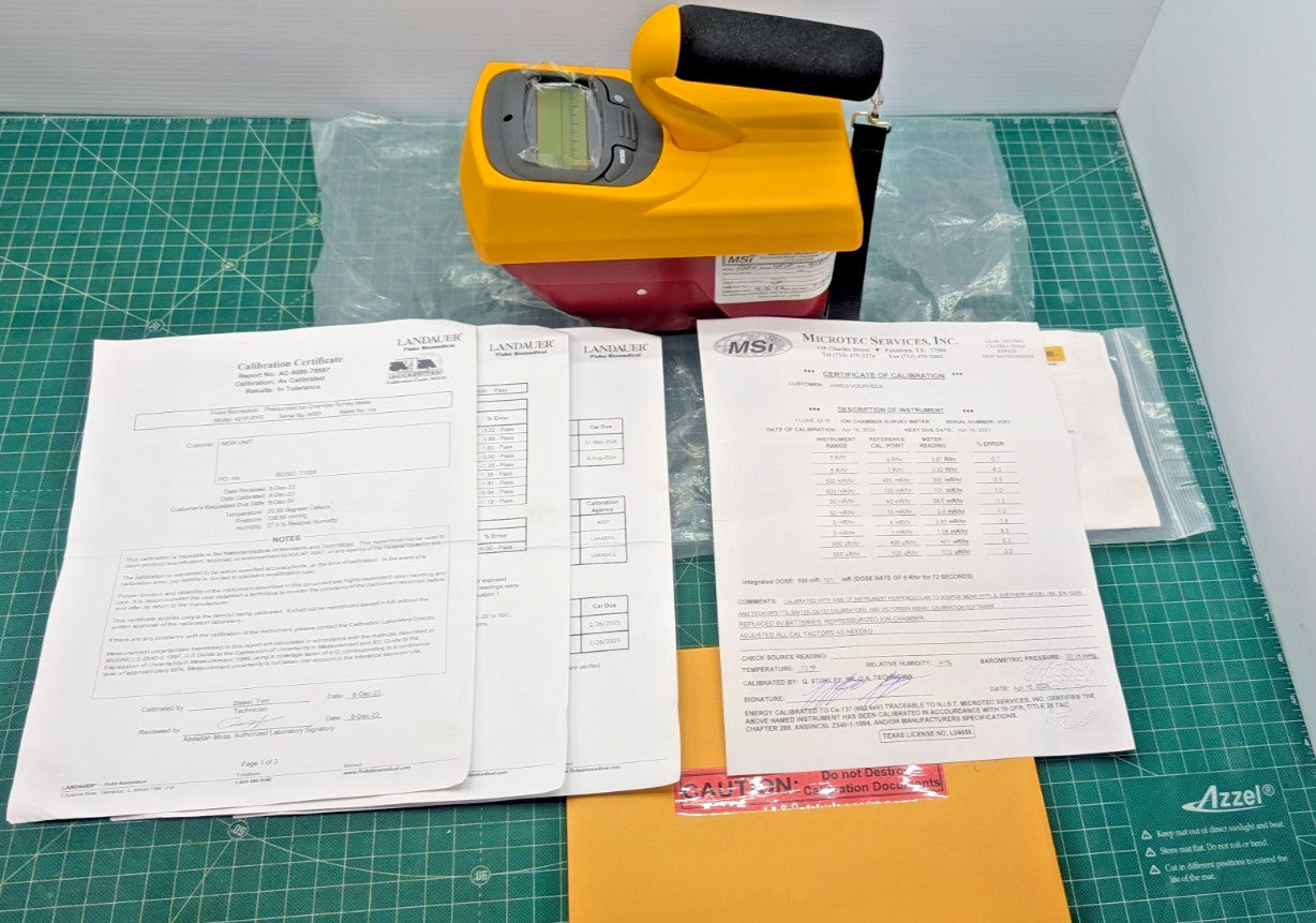 NEW! Fluke Inovision 451-P Ion Chamber 2026 Calibrated and NEVER USED 1yr Warr!