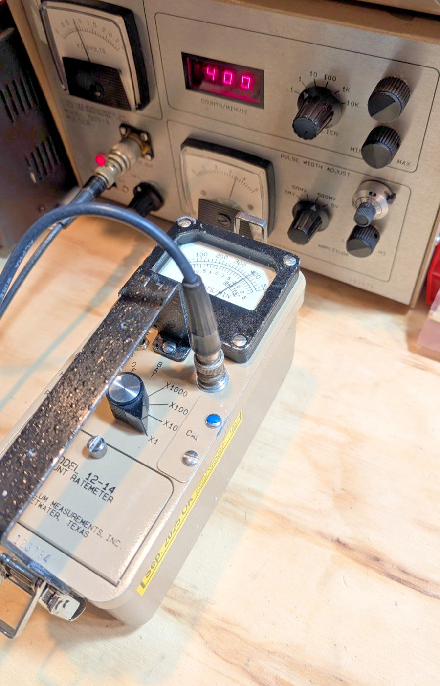 1x Ludlum Model 12 RateMeter, CALIBRATED, and GUARANTEED for 1 yr
