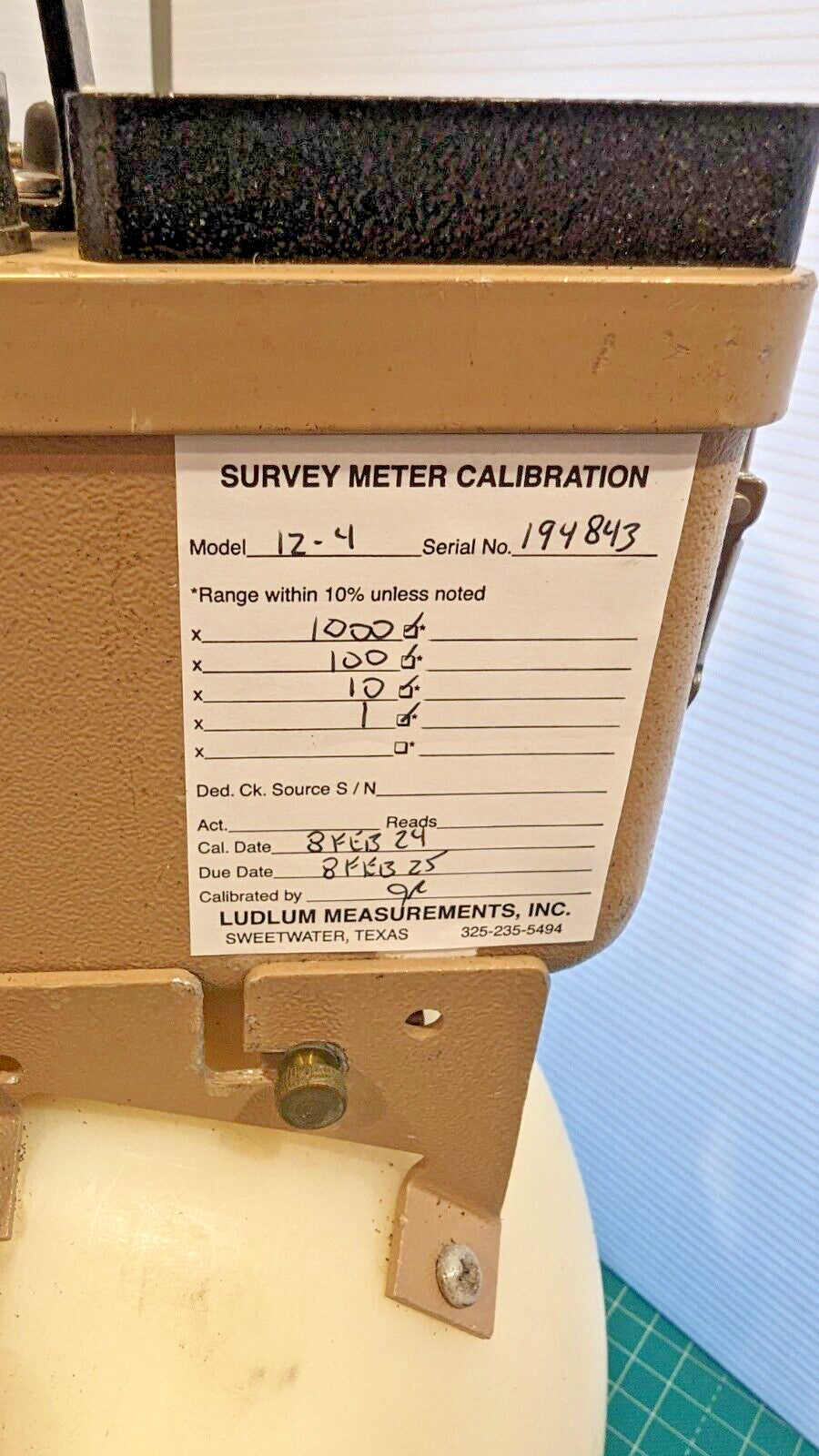 2026 Factory Calibrated Ludlum Model 12-4 Neutron with Travel Case Guaranteed