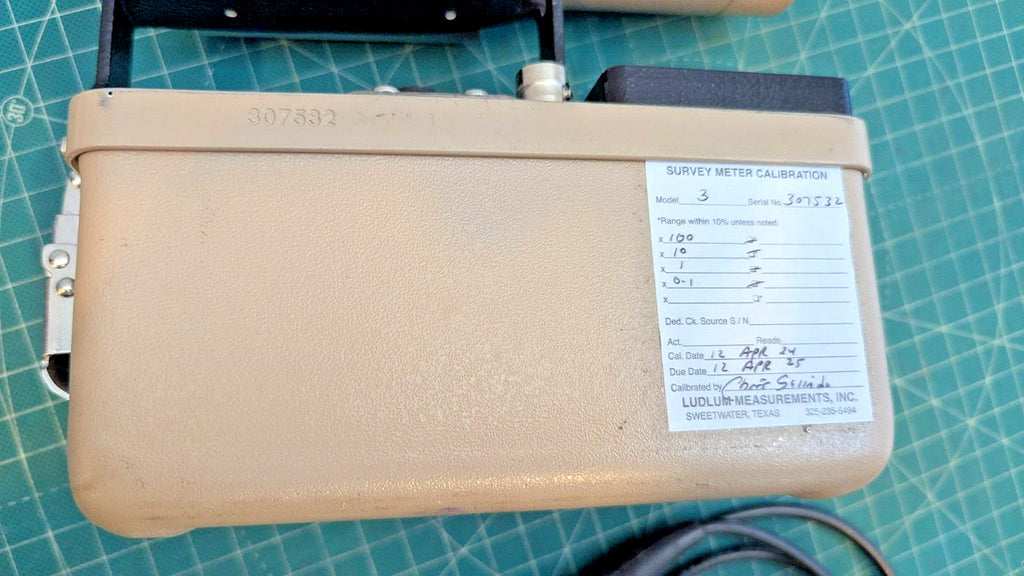 NORM Meter Ludlum Model 3 + 44-2 Case 2026 CALIBRATION! 1yr guarantee