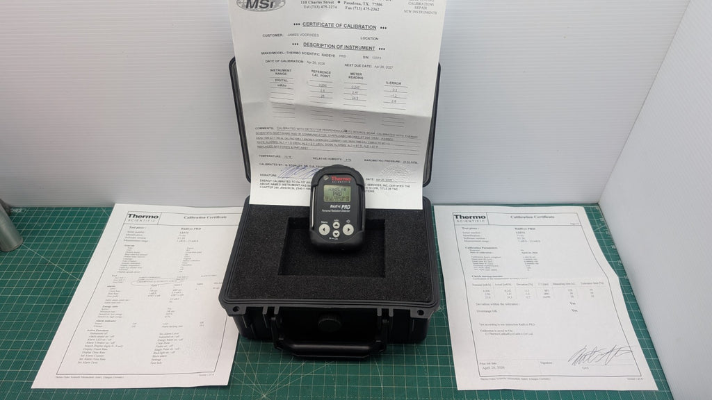 1x 2026 Calibrated Thermo RadEye PRD with All Menus UNLOCKED! 1 yr guarantee!