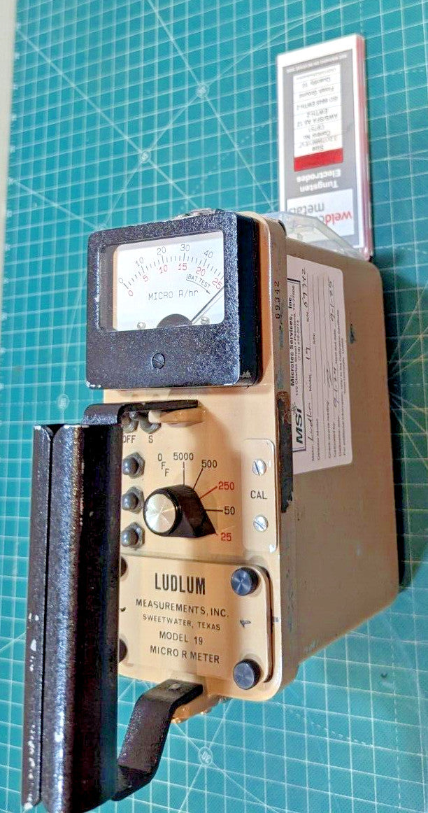 Ludlum Model 19 NaI Micro R Survey Meter 2026 Lab Calibrated 1 Yr Guarantee