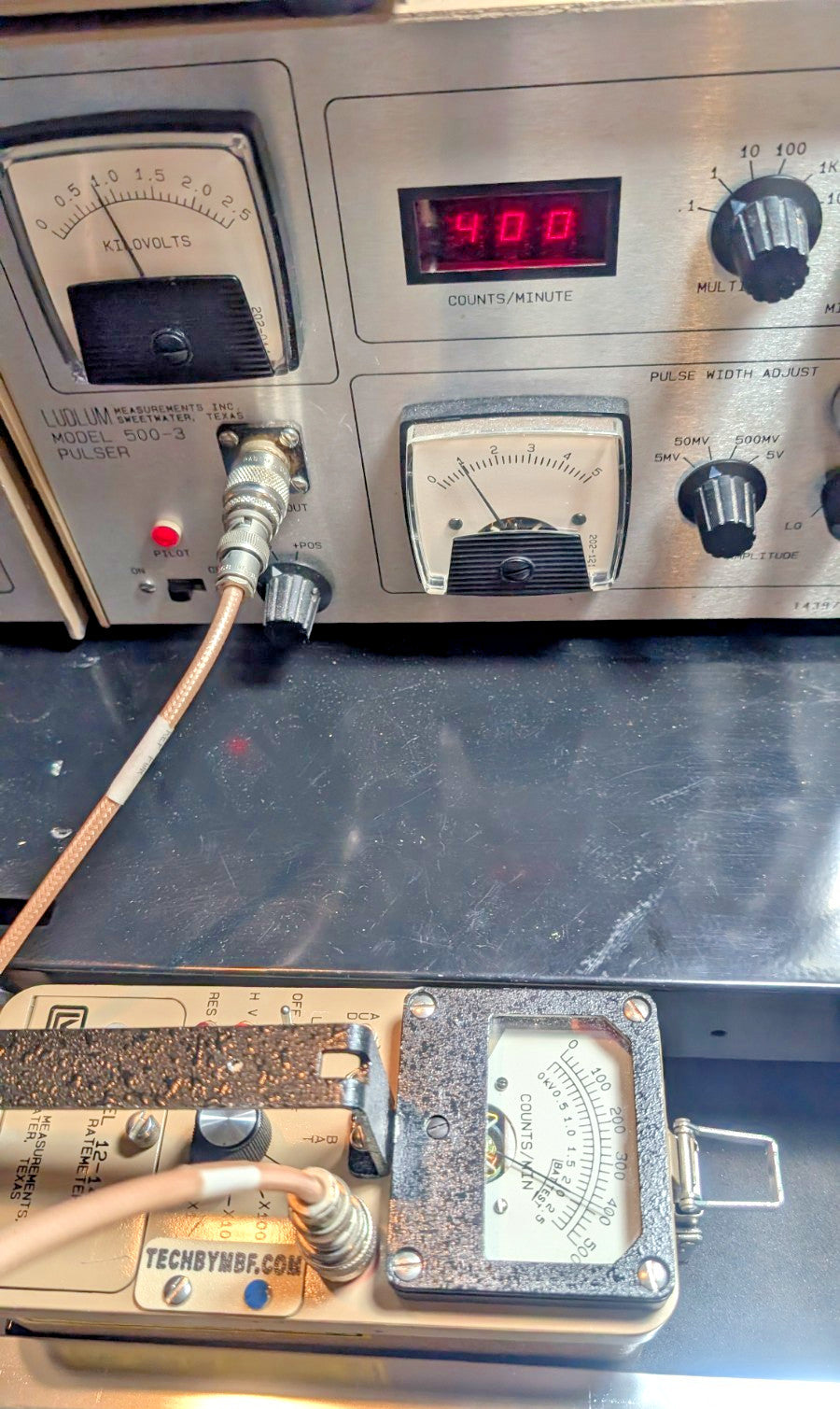 Ludlum Model 12-14 with GIANT 44-17 2025 CALIBRATION + 1yr guarantee!