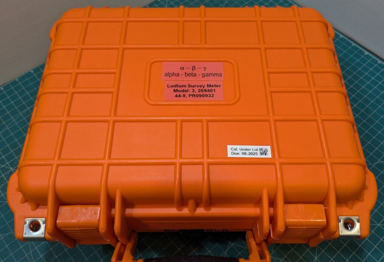 µSv Scale!! Guaranteed & 2026 Calibrated! Ludlum Model 3 + 44-9 Probe +Case