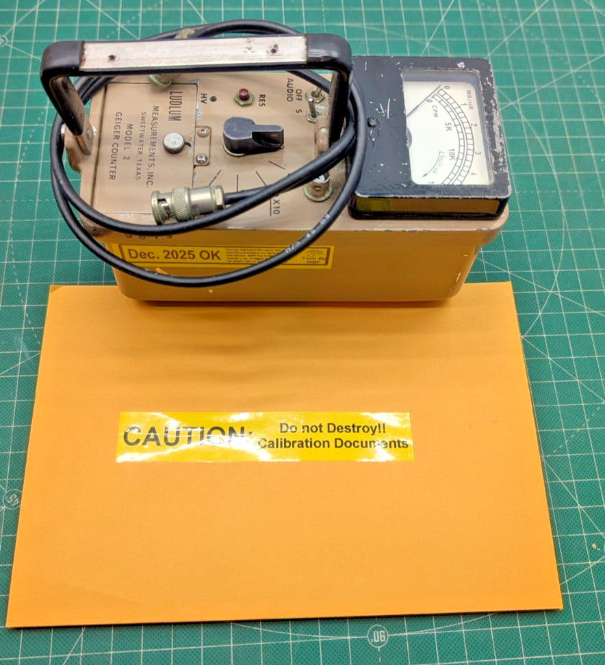 1x Ludlum Model 2 Scintillator BNC & Ready, CALIBRATED, and GUARANTEED for 1 yr