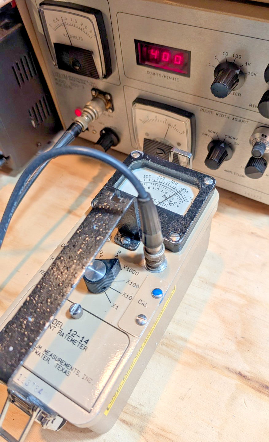 1x Ludlum Model 12 RateMeter, CALIBRATED, and GUARANTEED for 1 yr