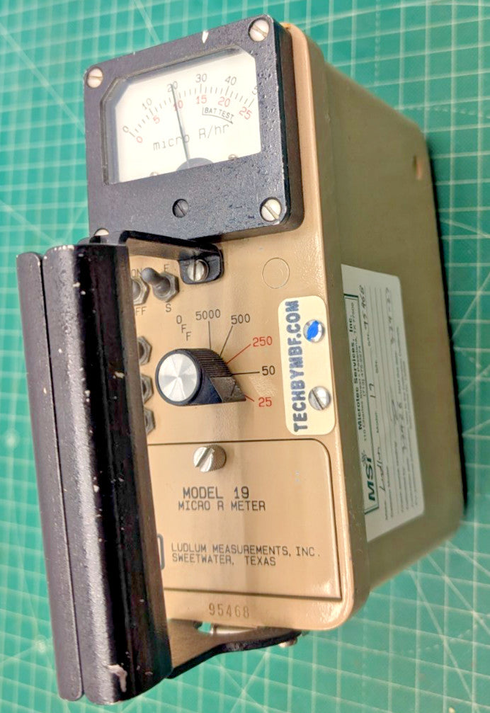 1x Guaranteed & 2026 Calibrated Ludlum Model 19 NaI Micro R Meter With Hard Case