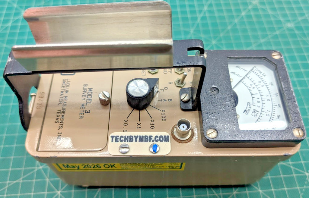 1x CLEAN BNC Ludlum Model 3 Survey Meter  44-9 2026 Calibrated, and GUARANTEED
