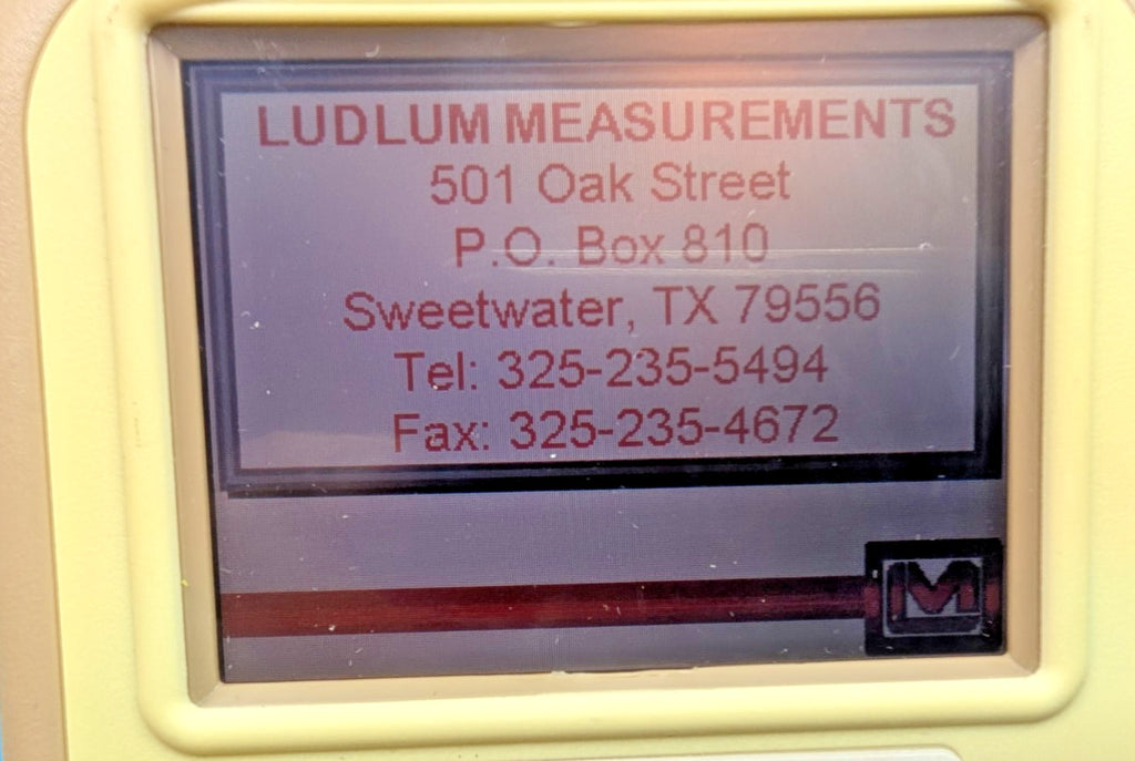 1x REPAIR Display Screen LUDLUM Ion Chamber 9DP 9DP-1 and Similar Cracks, Lights