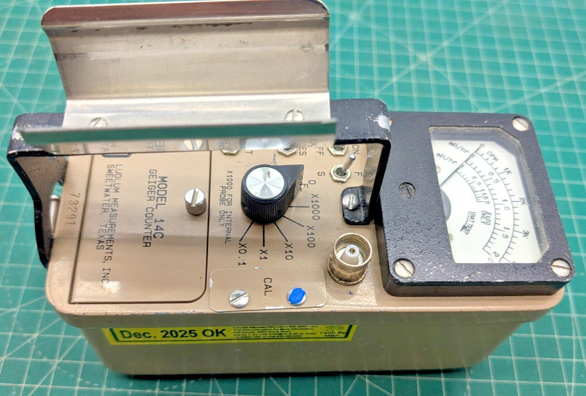 NIST 2025 Calibrated! Ludlum Model 14C + 44-7 Probe Guaranteed for 1 year!