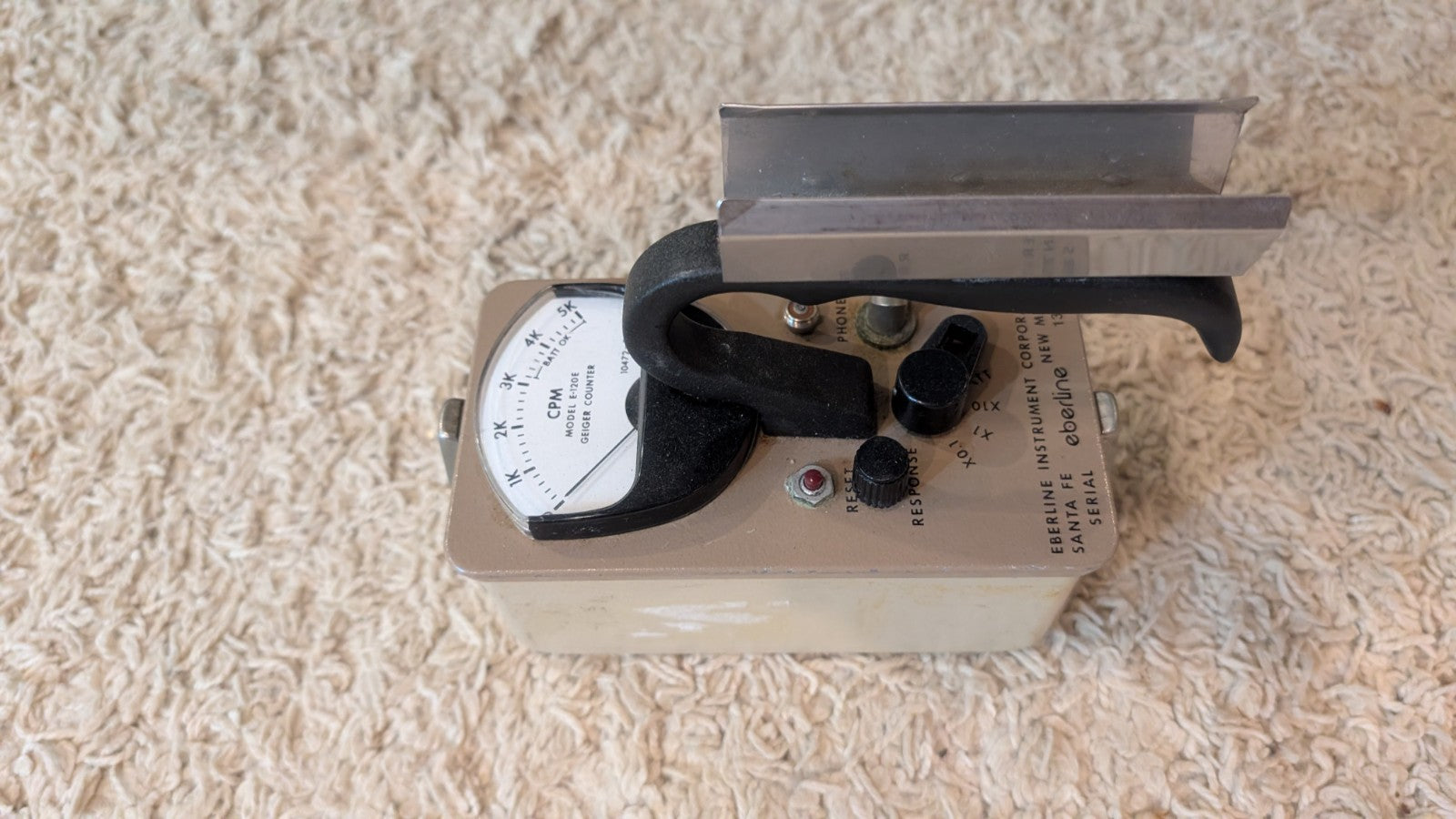 Eberline E-120 GM Survey Meter Tested and Working Guaranteed