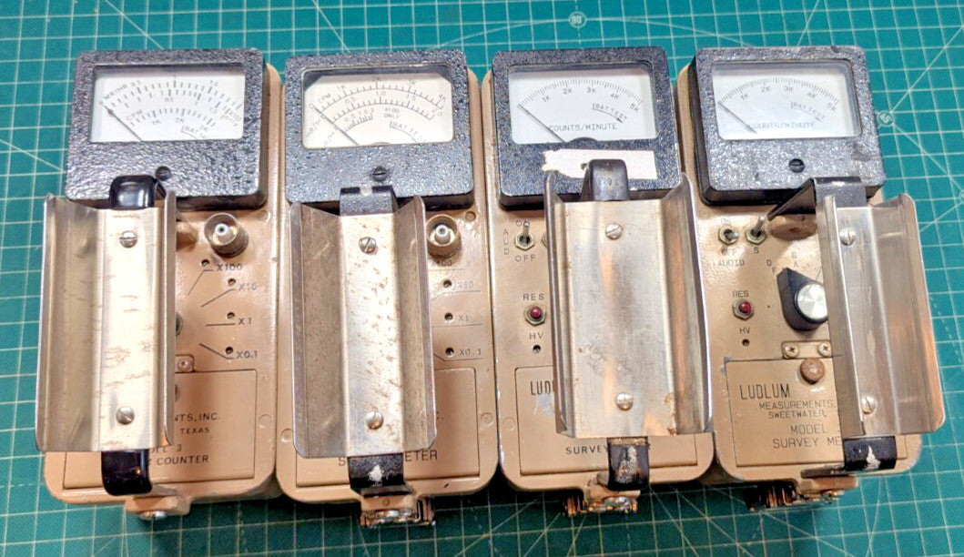 1st Gen. 1x Ludlum Model 3 Survey Meter, Verified, and GUARANTEED for 1 yr