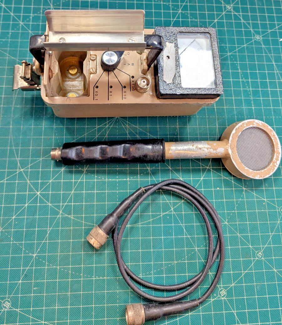 1x CLEAN Ludlum Model 3 Survey Meter  44-9 Tested, Verified, and GUARANTEED