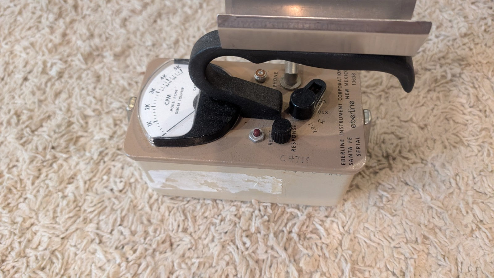 Eberline E-120 GM Survey Meter Tested and Working Guaranteed