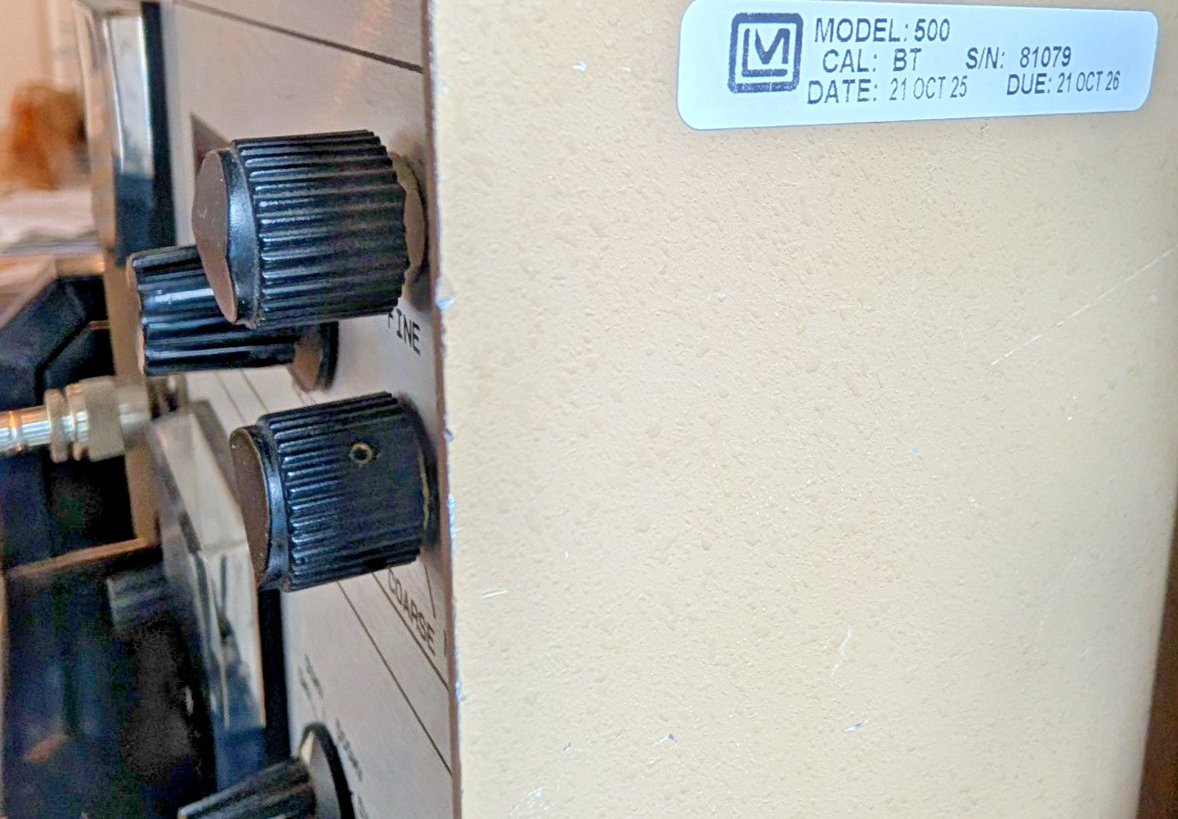 1x CLEAN BNC Ludlum Model 3 Survey Meter CPM 44-9 '26 Calibrated, and GUARANTEED