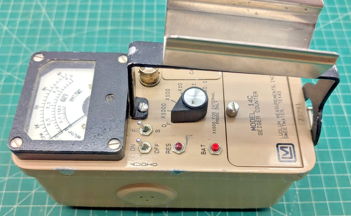 NIST 2025 Calibrated! Ludlum Model 14C + 44-7 Probe Guaranteed for 1 year!