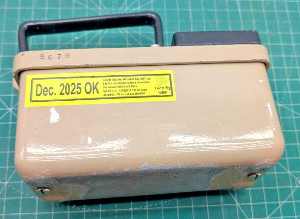 1x Ludlum Model 2 Scintillator BNC & Ready, CALIBRATED, and GUARANTEED for 1 yr