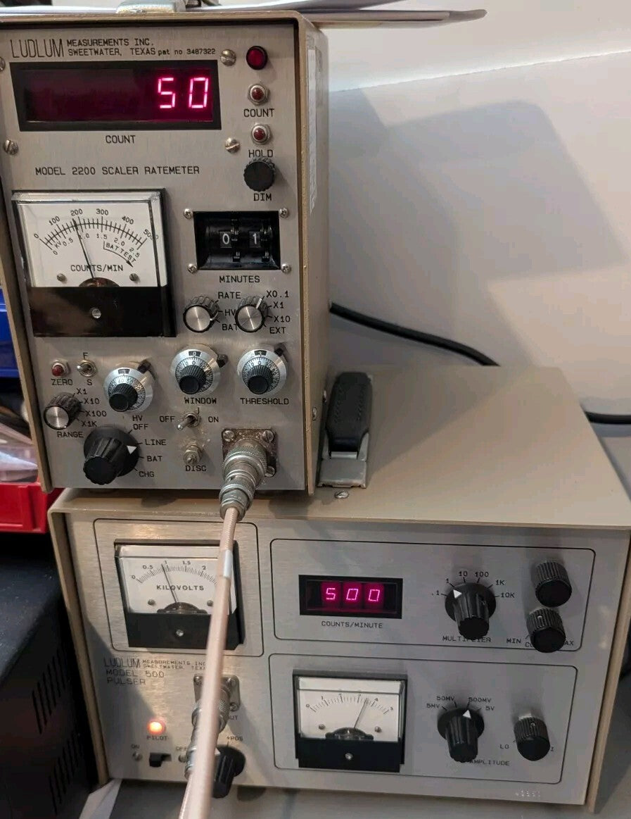 Ludlum Model 500 Pulser Tested And Guaranteed