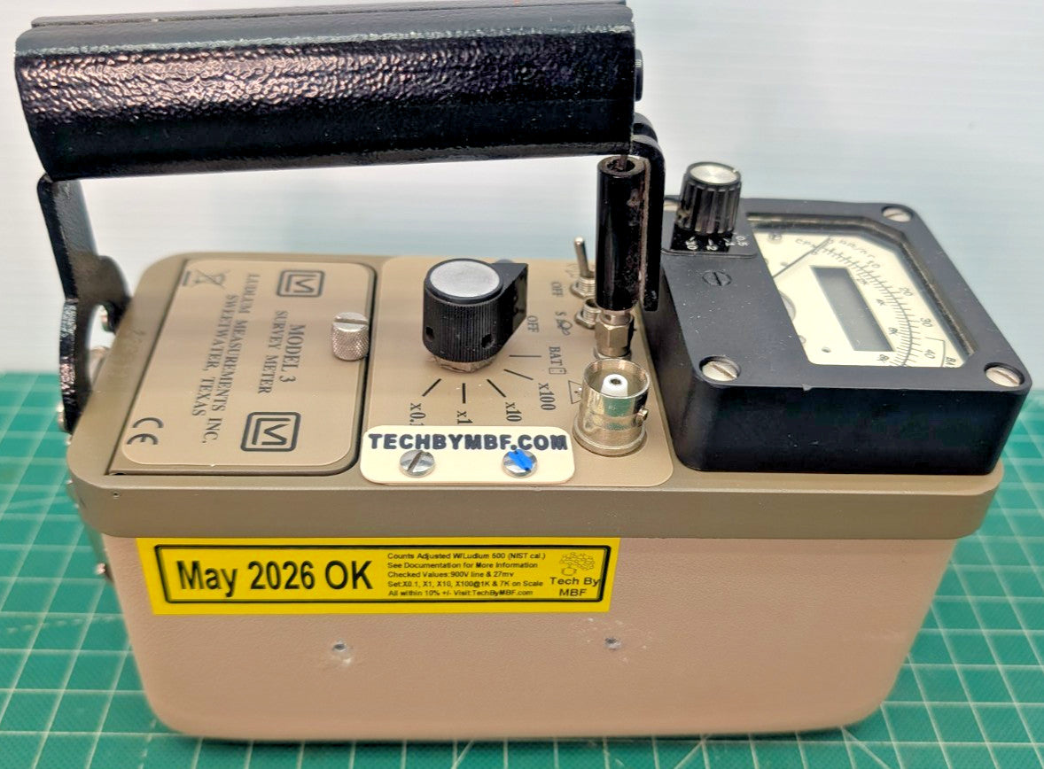 Ludlum Model 3 With Scaler Survey Meter, Verified, and GUARANTEED for 1 yr