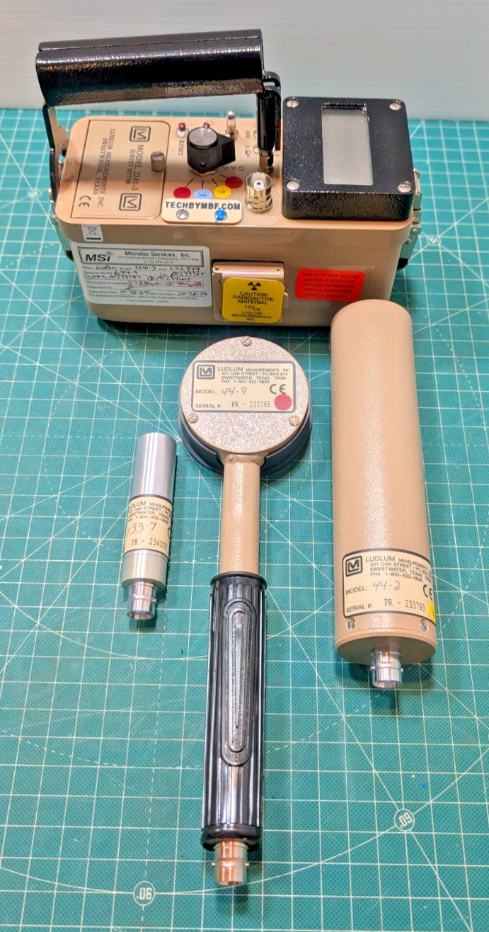 Ludlum Model 2241-3, 44-2, 44-9, 133-7 + Case Guaranteed & NIST 2026 Calibrated!