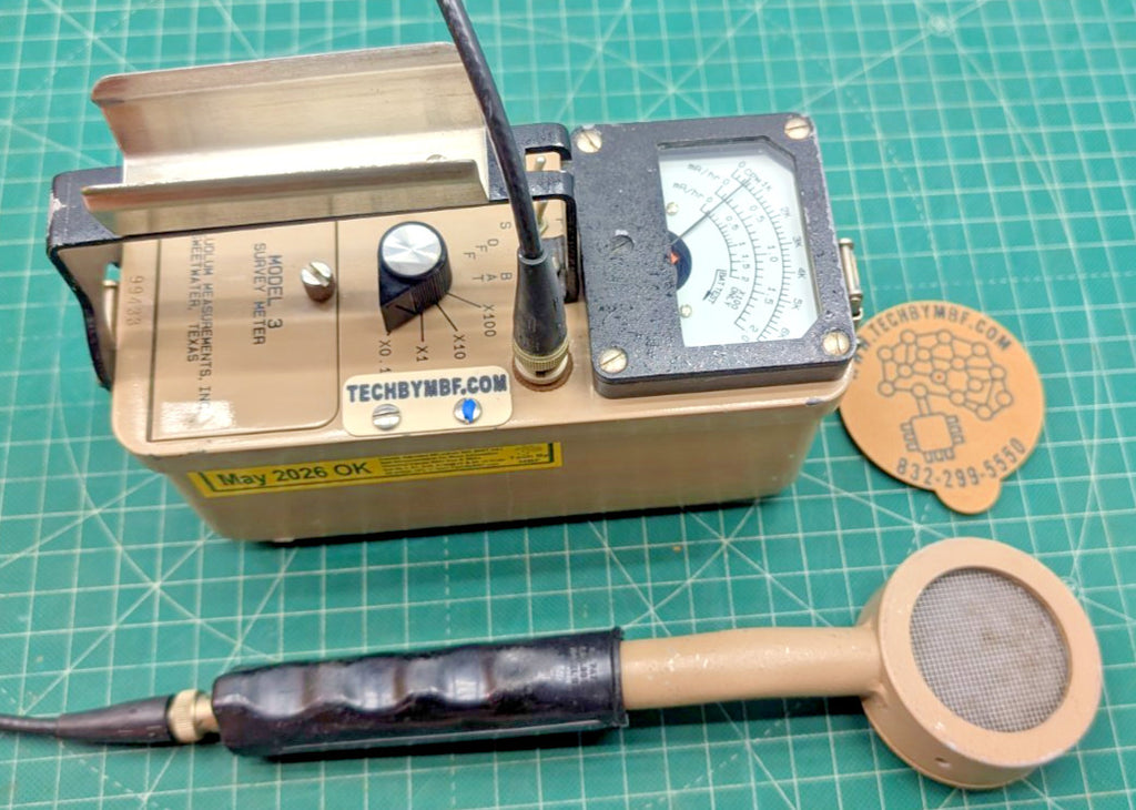 1x CLEAN BNC Ludlum Model 3 Survey Meter  44-9 2026 Calibrated, and GUARANTEED